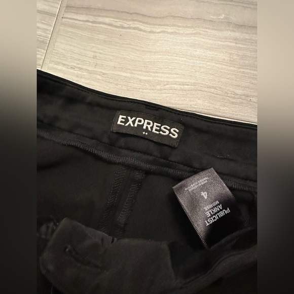 Express Publicist Mid Rise Straight Ankle Pant - Picture 2 of 2